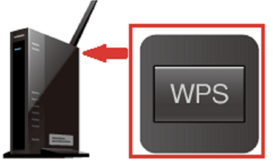 how to connect using wps button on router at&t